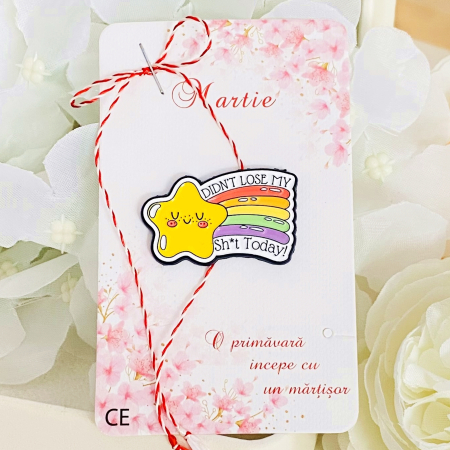 MARTISOR - Martisor Brosa Stea, Bijuterii Femei, Martisoare Martie