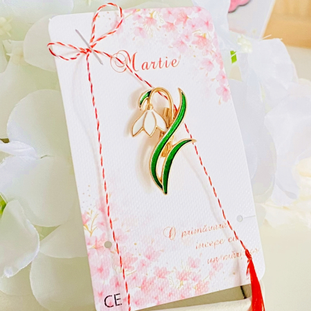 Martisor Brosa Ghiocel, Bijuterii Femei, Martisoare Martie [0]