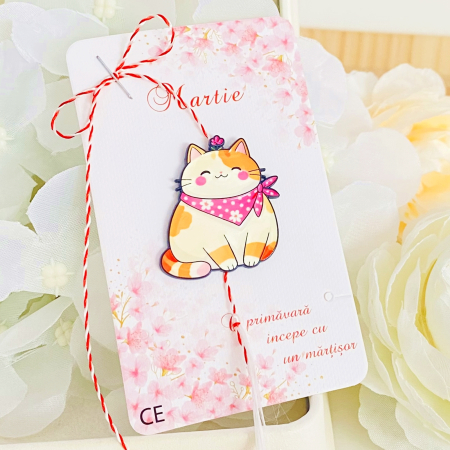 MARTISOR - Martisor Brosa Pisica, Bijuterii Femei, Martisoare Martie