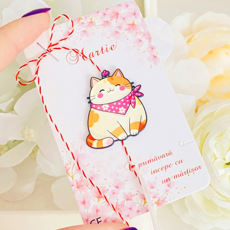 Martisor Brosa Pisica, Bijuterii Femei, Martisoare Martie [1]