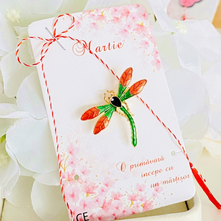 MARTISOR - Martisor Brosa Libelula, Bijuterii Femei, Martisoare Martie