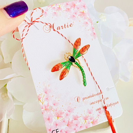 Martisor Brosa Libelula, Bijuterii Femei, Martisoare Martie [1]