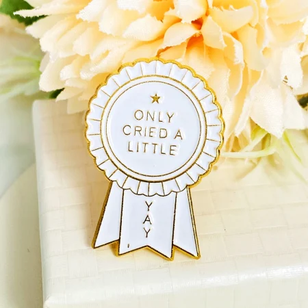 Martisor Brosa Pin Only Cried a Little, Bijuterii Femei, Martisoare Martie [1]