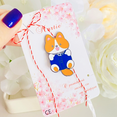 Martisor Brosa Catelus, Bijuterii Femei, Martisoare Martie [1]