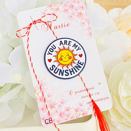 Martisor Brosa Sunshine, Bijuterii Femei, Martisoare Martie [3]