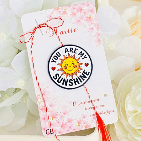Martisor Brosa Sunshine, Bijuterii Femei, Martisoare Martie [2]
