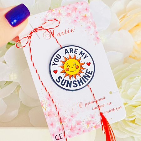 Martisor Brosa Sunshine, Bijuterii Femei, Martisoare Martie [4]