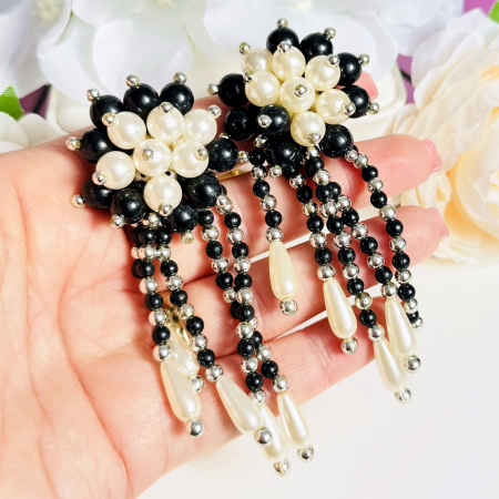 Martisor Cercei Clips Margelute, Cercei Dama, Bijuterii Femei, Martisoare Martie [1]
