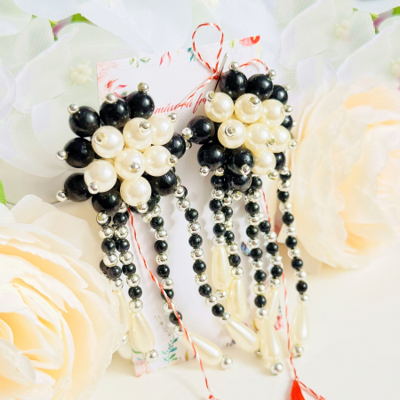 Martisor Cercei Clips Margelute, Cercei Dama, Bijuterii Femei, Martisoare Martie [3]