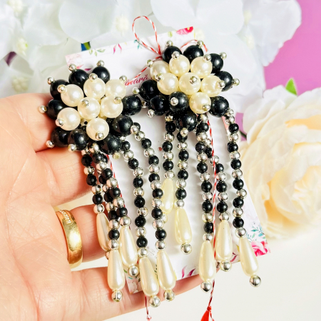 Martisor Cercei Clips Margelute, Cercei Dama, Bijuterii Femei, Martisoare Martie [5]