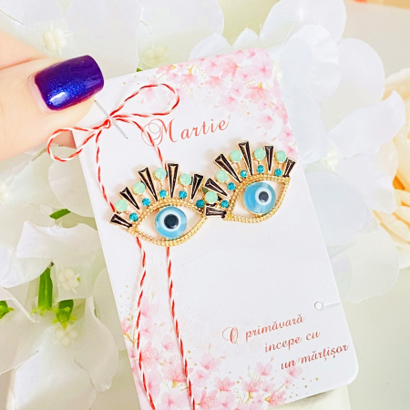 Martisor Cercei Evil Eye, Cercei Dama, Bijuterii Femei, Martisoare Martie [1]