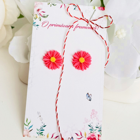 Martisor Cercei Mini Margarete, Cercei Dama, Bijuterii Femei, Martisoare Martie [2]