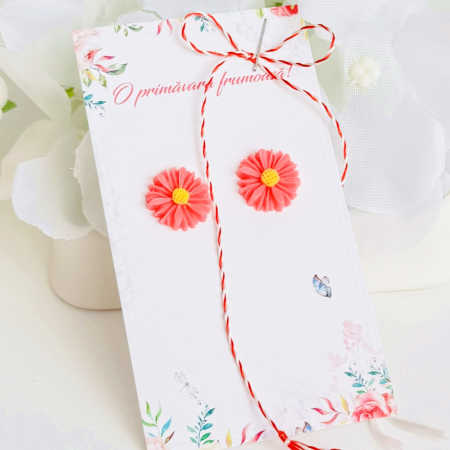 Martisor Cercei Mini Margarete, Cercei Dama, Bijuterii Femei, Martisoare Martie [1]