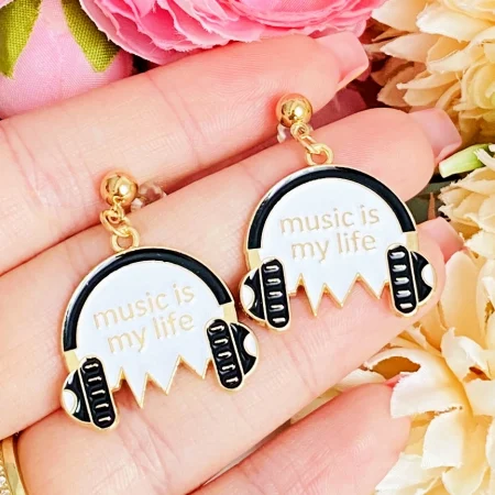 Martisor Cercei Music, Cercei Dama, Bijuterii Femei, Martisoare Martie [1]