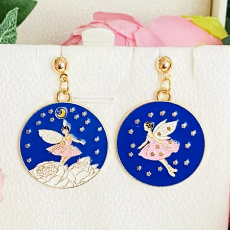 Martisor Cercei Zana din Povesti, Cercei Dama, Bijuterii Femei, Martisoare Martie [1]