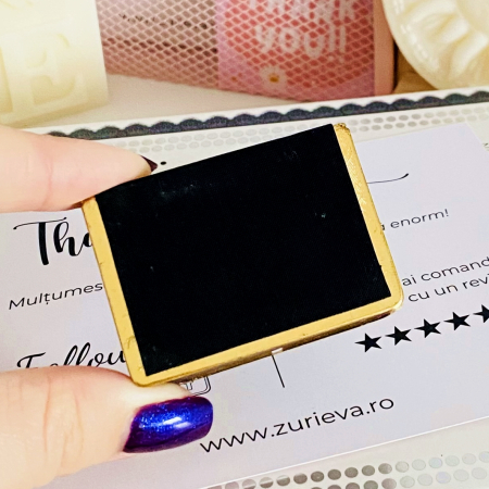 Cutiuta Chibrituri Vintage - Flori Brodate, Decoratiuni Vintage [4]