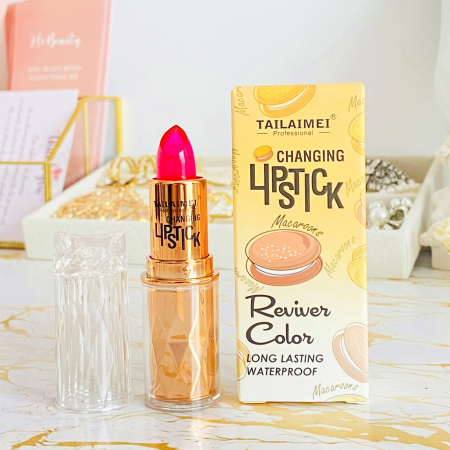 MAKE-UP - Ruj Macarons care isi schimba Culoarea, Rujuri Femei