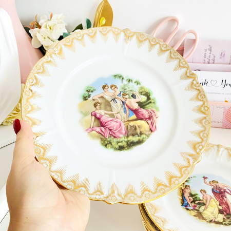 Serviciu Tort Portelan Bavaria, Portelan Vintage [3]