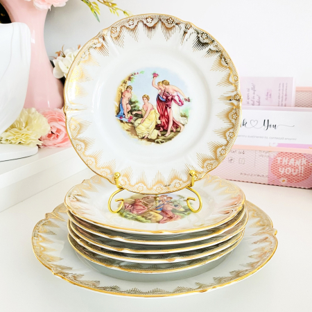 Serviciu Tort Portelan Bavaria, Portelan Vintage [8]