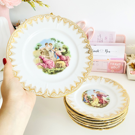 Serviciu Tort Portelan Bavaria, Portelan Vintage [2]