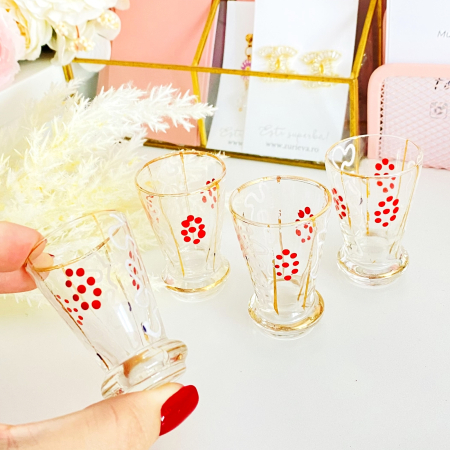 Set 4 Paharele Vintage, Sticla Vintage [3]