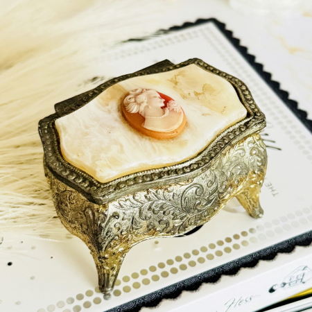 Cutiuta Vintage de Bijuterii Camee, Cutie Bijuterii Vintage [0]