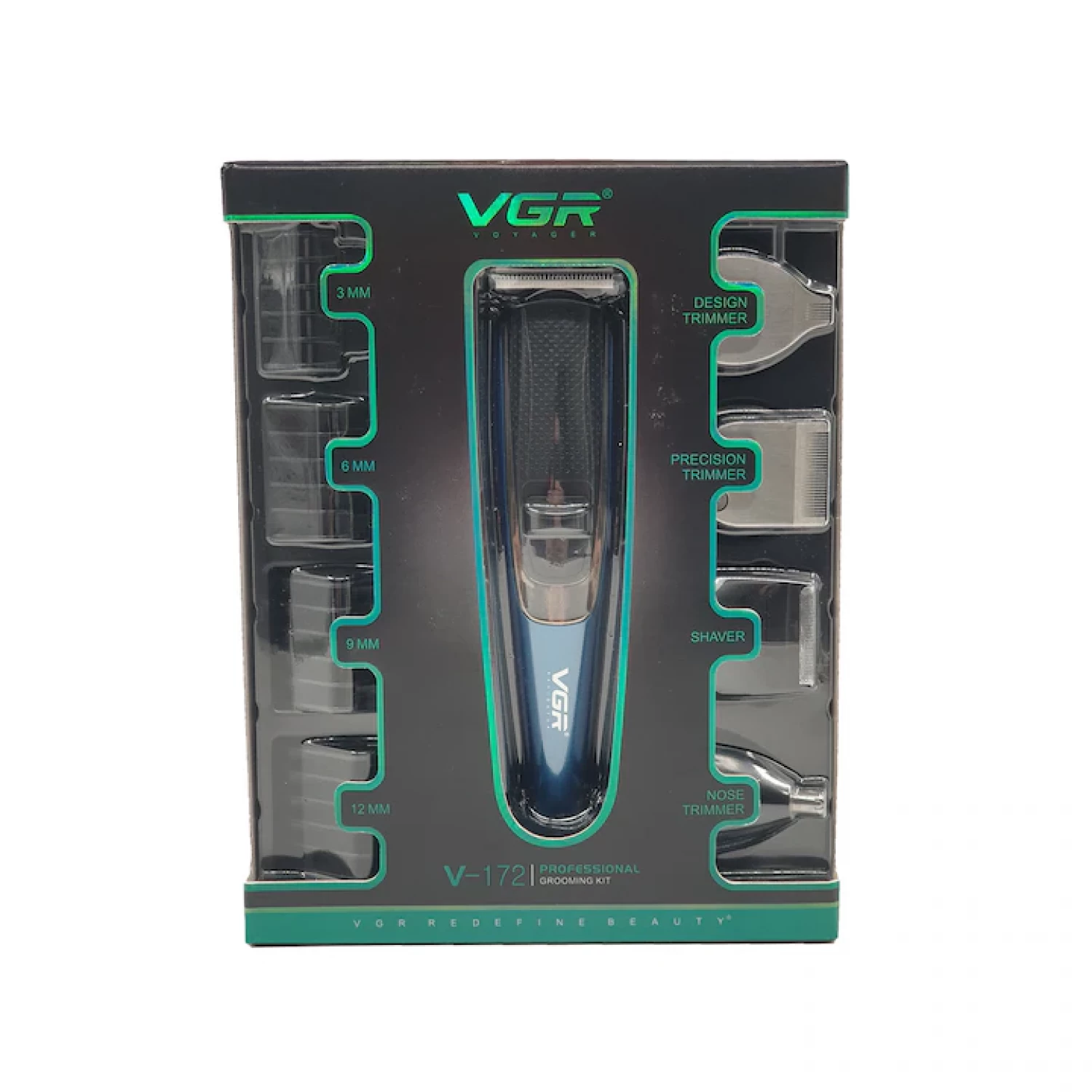 Aparat De Tuns Profesional Multifunctional VGR Navigator V 172, Fara Fir, Albastru/Negru [3]