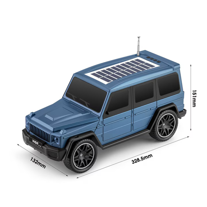 Boxă Portabilă Bluetooth Elworld GU-162, Sunet Stereo Hi-Fi cu Bass Puternic, Radio FM, Redare MP3 prin USB și Card TF, Panou Solar Integrat, Lanternă LED, Acumulator Reîncărcabil [5]