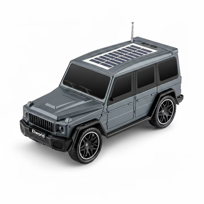 Boxă Portabilă Bluetooth Elworld GU-162, Sunet Stereo Hi-Fi cu Bass Puternic, Radio FM, Redare MP3 prin USB și Card TF, Panou Solar Integrat, Lanternă LED, Acumulator Reîncărcabil [3]