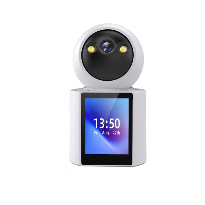 Cameră Supraveghere 4MP cu Ecran 2.8", Rotire 360°, Vedere Nocturnă Color, Detectare AI, Audio Bidirecțional, Alarmă Sonoră & Luminoasă [4]