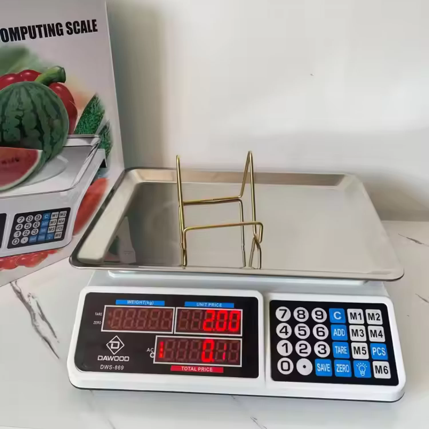 Cântar Electric Rectangular, cu Display Digital, Capacitate 40 kg, 33 cm x 32.5 cm x 12.5 cm [5]