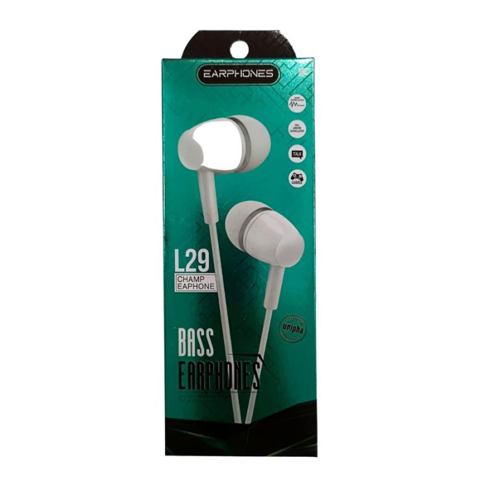 Căști cu cablu 3.5 mm, sunet stereo bass, microfon și telecomandă pe fir, material ABS durabil, design waterproof [2]