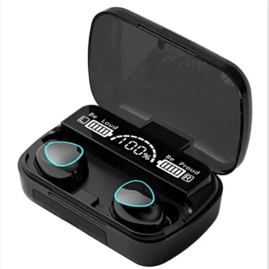 Căști Wireless M10 Bluetooth 5.0 cu Cutie de Încărcare - Sunet de Calitate Superioară, Control Tactil, Rezistență la Apă și Autonomie Extinsă pentru Muzică și Apeluri Fără Fir [6]