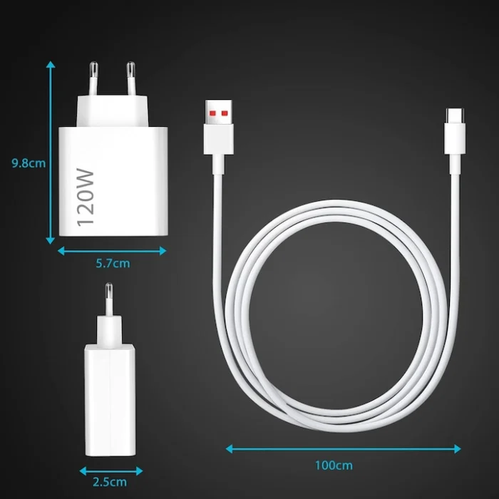 Încărcător Rapid 120W USB - Alimentare Ultra-Fast, Design Compact și Portabil, Protecție Avansată [4]