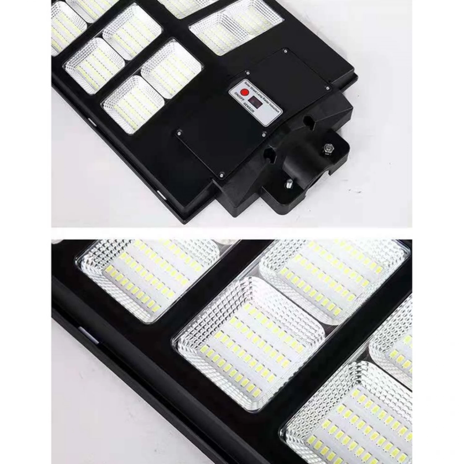 Lampă Solară LED 800W cu Panou Solar Încorporat, Senzor de Mișcare, 3 Moduri de Iluminare, Telecomandă și Suport, IP65 - Ideală pentru Curți, Alei, Parcări, Cabane [4]