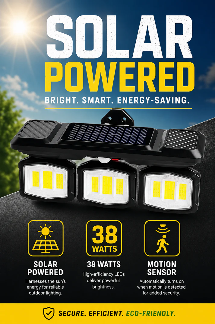 Lampă Solară LED de Perete 38W, Senzor de Mișcare și Senzor Crepuscular, Baterie Reîncărcabilă 2400 mAh, Panou Solar Integrat, Protecție IP54, Autonomie 6-12 Ore, Iluminare Eficientă pentru Exterior [4]