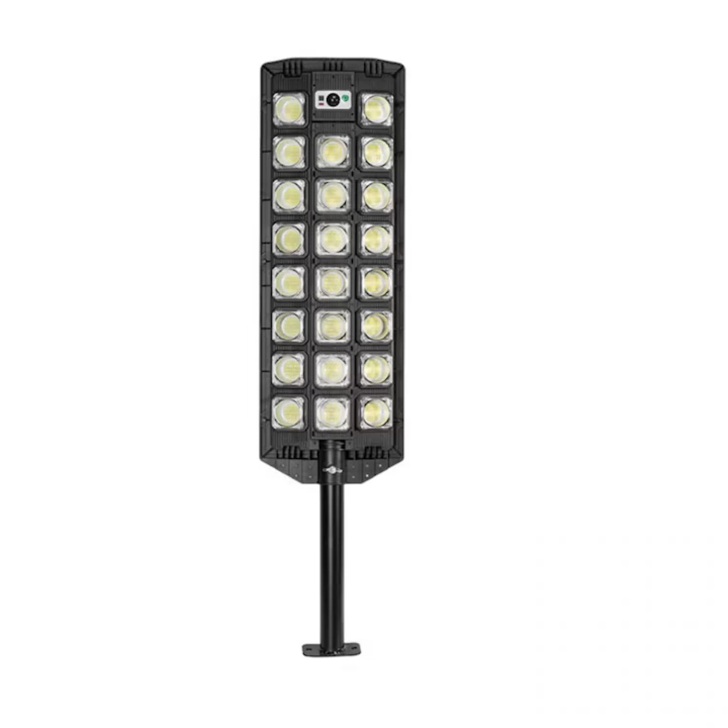 Lampă Solară Stradală 3000W, 23 LED COB, cu Senzor de Mișcare, Telecomandă și Picior, IP65 [3]