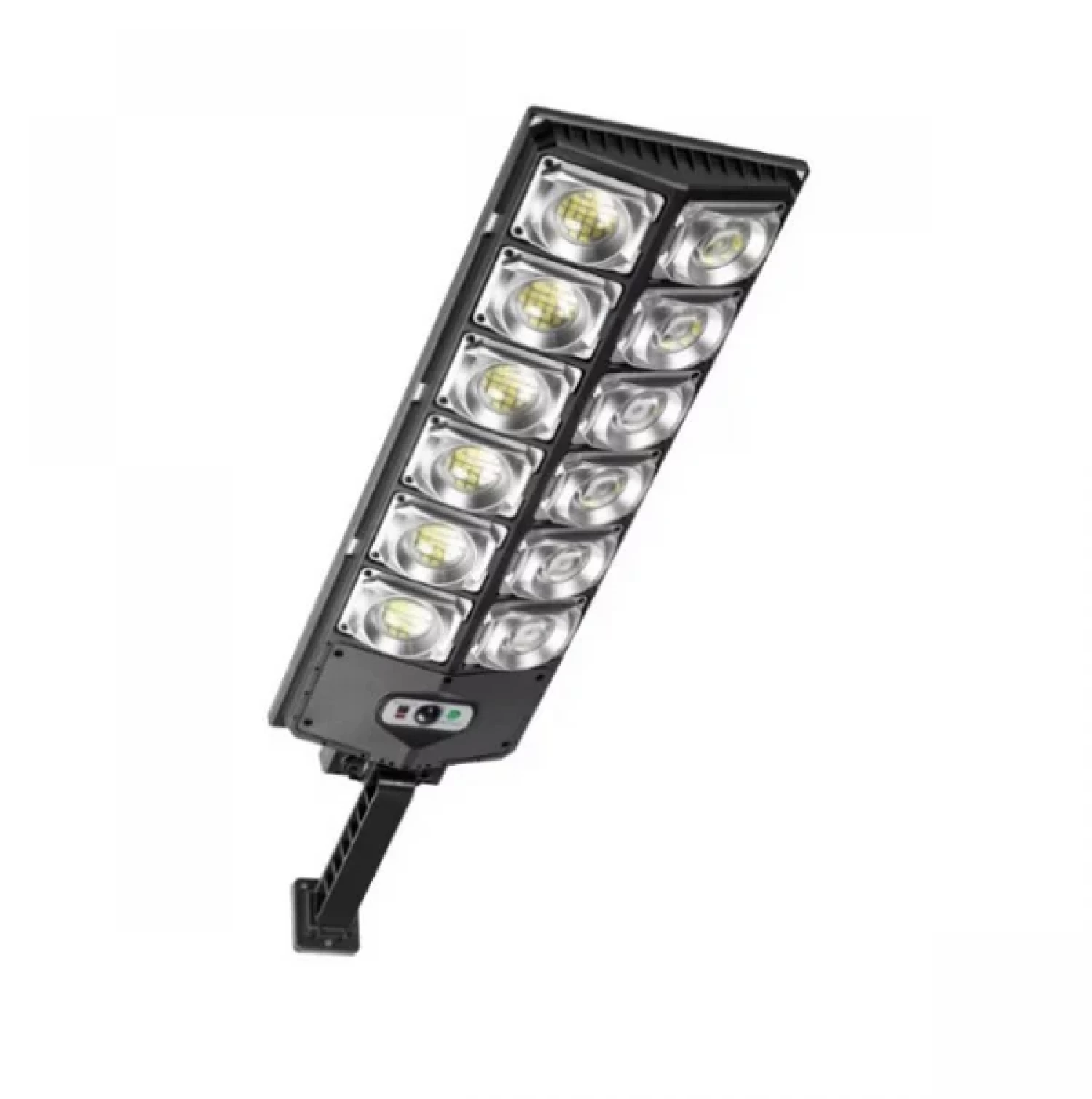 Lampa Stradala cu Incarcare Solara 2500W, 3 Moduri de iluminare, Senzor de Lumina si Senzor de Miscare, Telecomanda Inclusa, Negru [3]