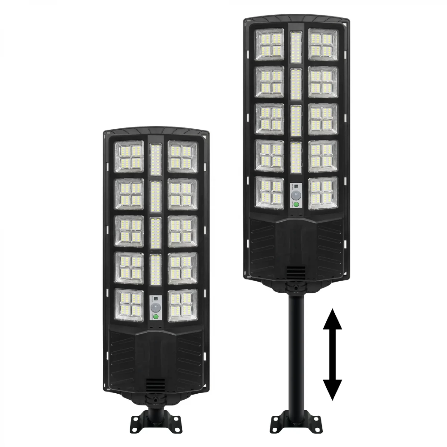 Lampa stradala solara integrata cu telecomanda, Putere - 3000W, culoare negru [4]