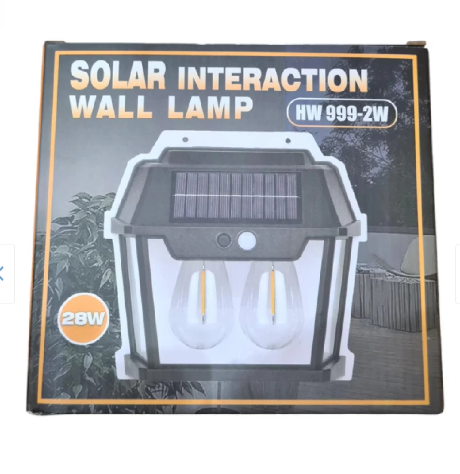 Lanterna Solară 999-2W LED pentru Iluminat Exterior, Design Elegant și Rezistent la Intemperii, Încărcare Solară, Economie de Energie, Ideală pentru Grădini, Terase și Camping - Durabilitate Îndelunga [2]