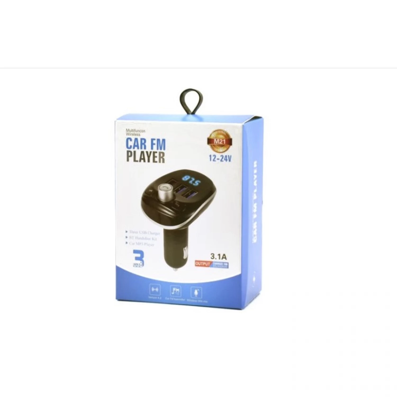 Modulator auto FM, 3 x USB, Bluetooth, Handsfree, model M21 [3]