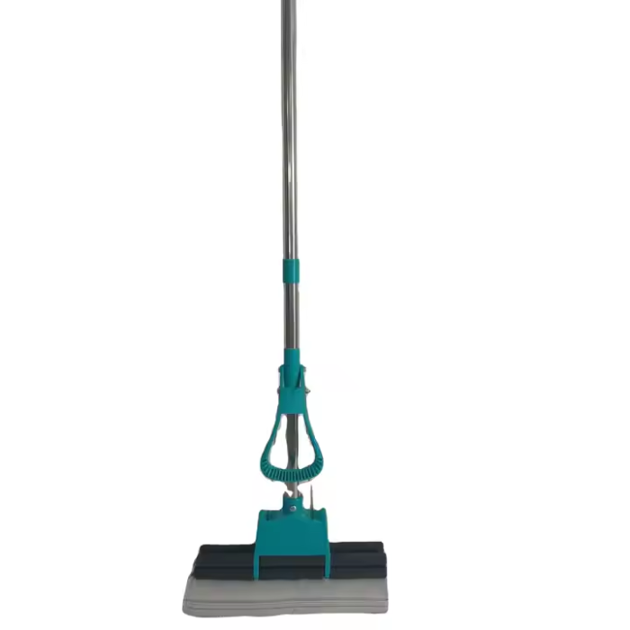 Mop cu Burete PVA 33 cm, Sistem Auto-Storsare Integrat, Curățare Eficientă prin Împingere și Tragere, Absorbție Ridicată, Ușor de Întreținut și Utilizat [4]