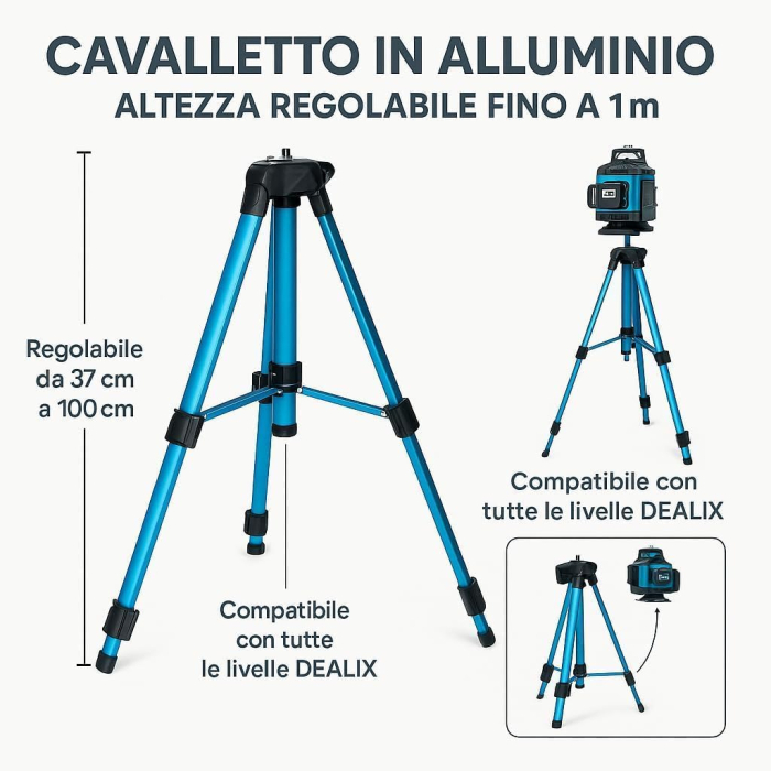 Nivelă Laser 4D Profesională, 16 Linii Verzi 360°, Autonivelare Automată, Trepied Reglabil și Bază Rotativă 360°, Telecomandă, 2 Baterii Incluse, Suport Magnetic, Ochelari și Valiză [2]
