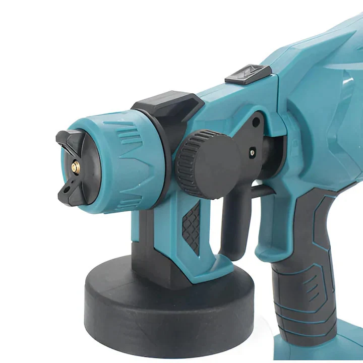 Pistol de vopsit fără fir 20V, putere 200W, rezervor 800 ml, debit 500-800 ml/min, pulverizare reglabilă, utilizare precisă [4]