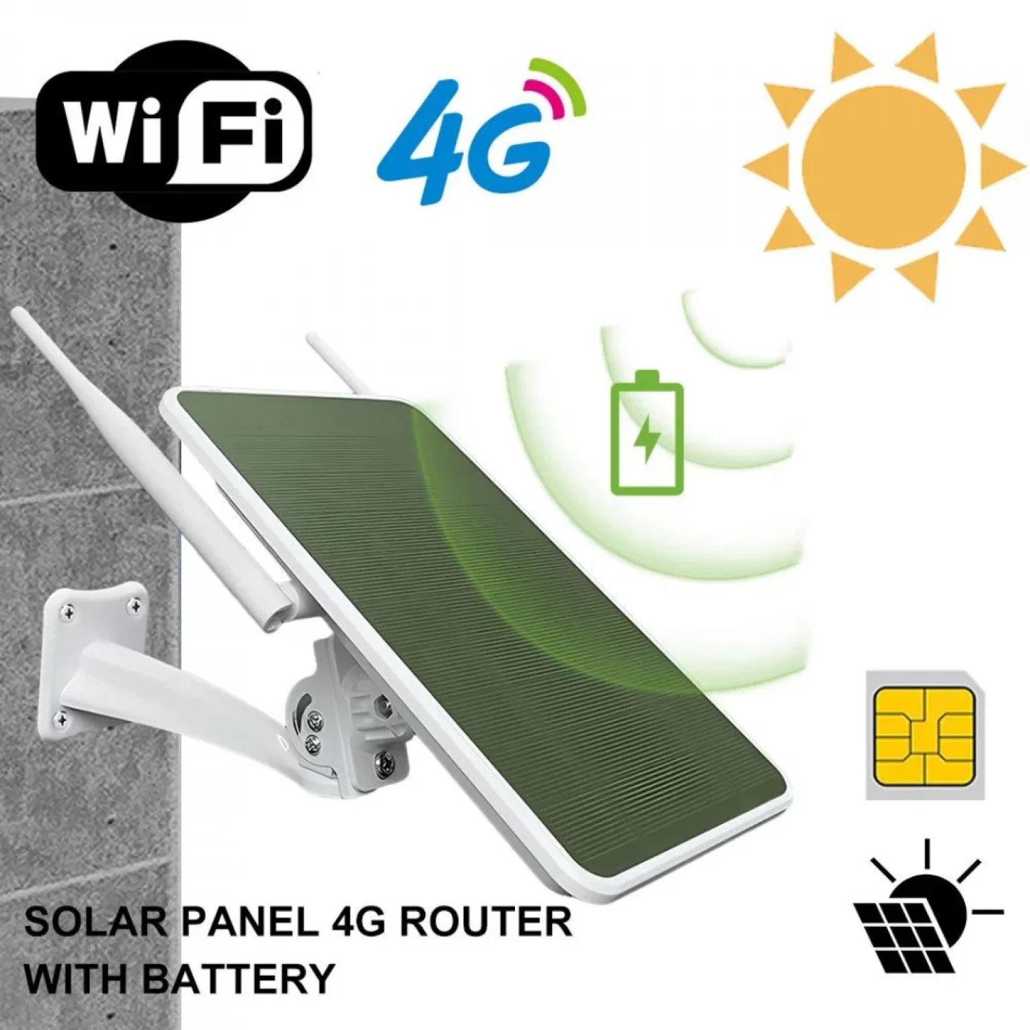 Router 4G Solar Premium cu Panou 10W și Baterie 13.000mAh - Internet stabil, autonomie completă și acoperire WiFi până la 60m pentru orice locație [7]