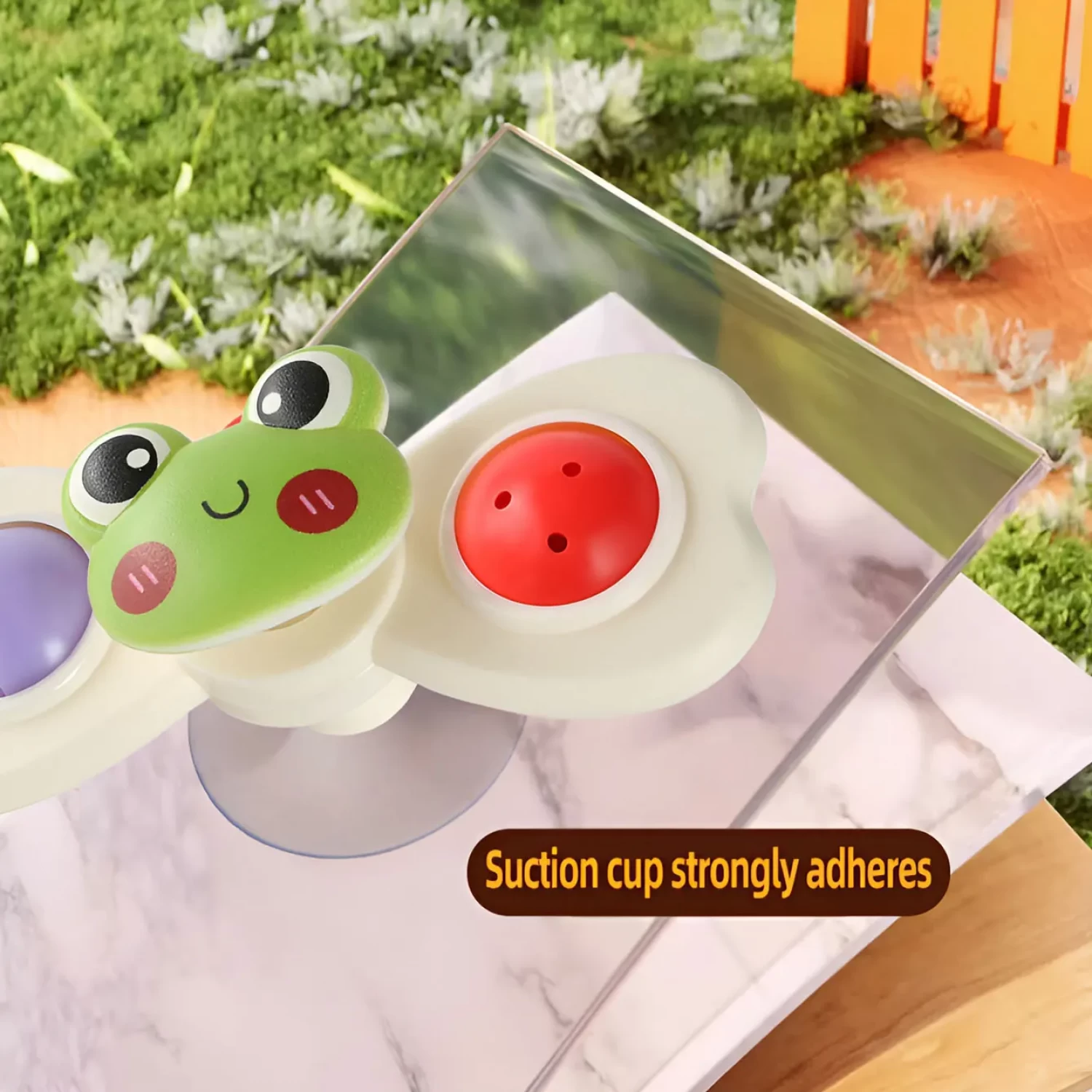 Set 3 Jucării Interactive cu Ventuză pentru Bebe - Spinner Educativ 1-2 Ani [2]
