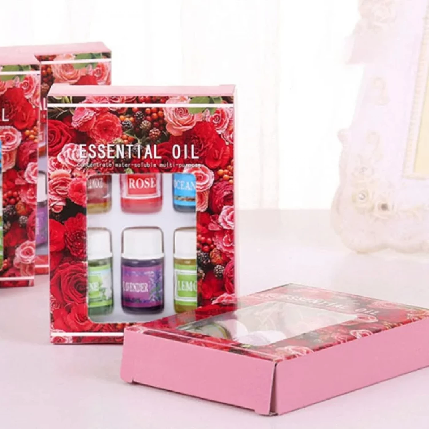 Set 6 Uleiuri Esențiale Naturale, 100% Pure, Calitate Terapeutică, Aromaterapie & Difuzor, 6 x 3 ml [5]