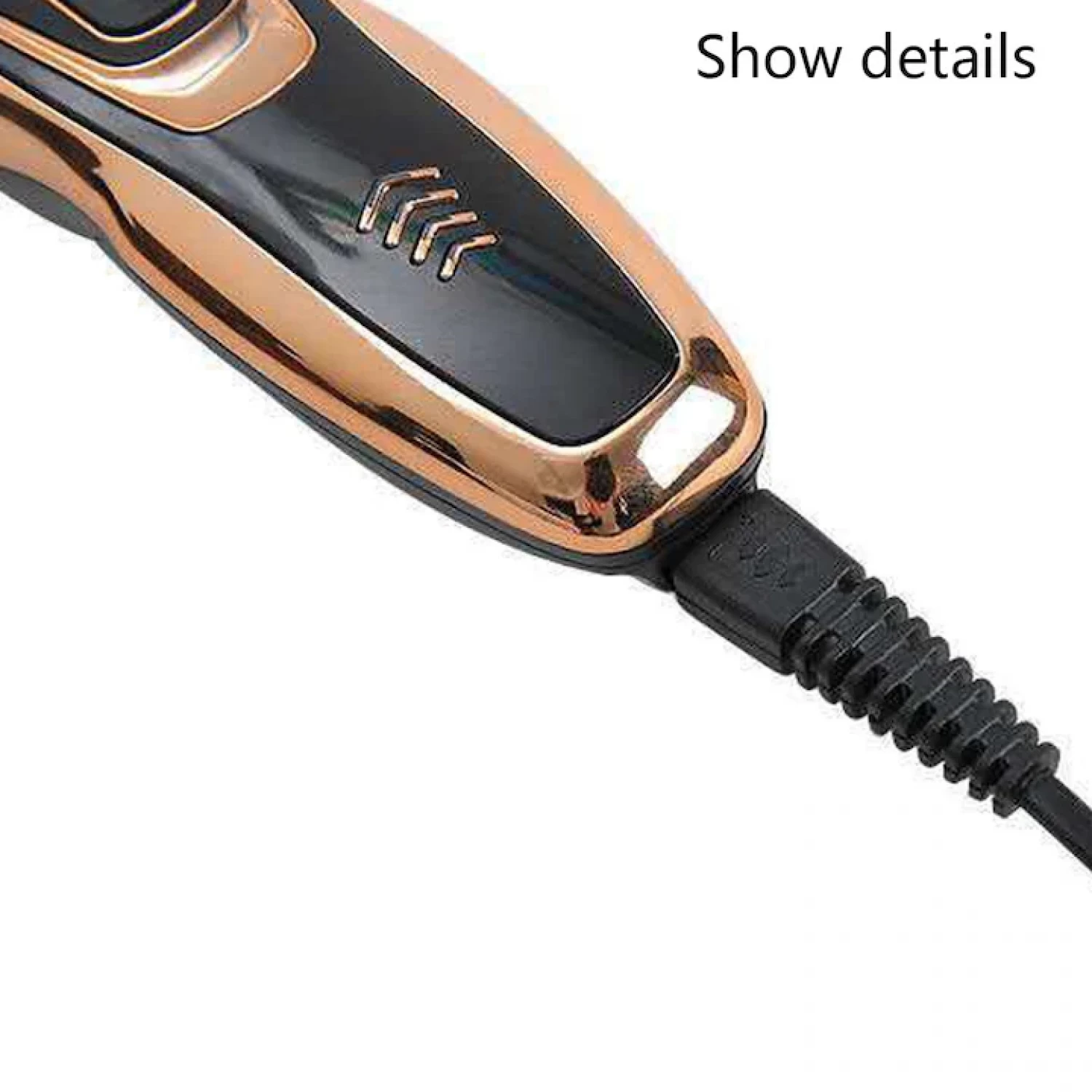 Trimmer multifunctional GEEMY GM-595, 3 in 1, rezistent la apa, negru/auriu [5]