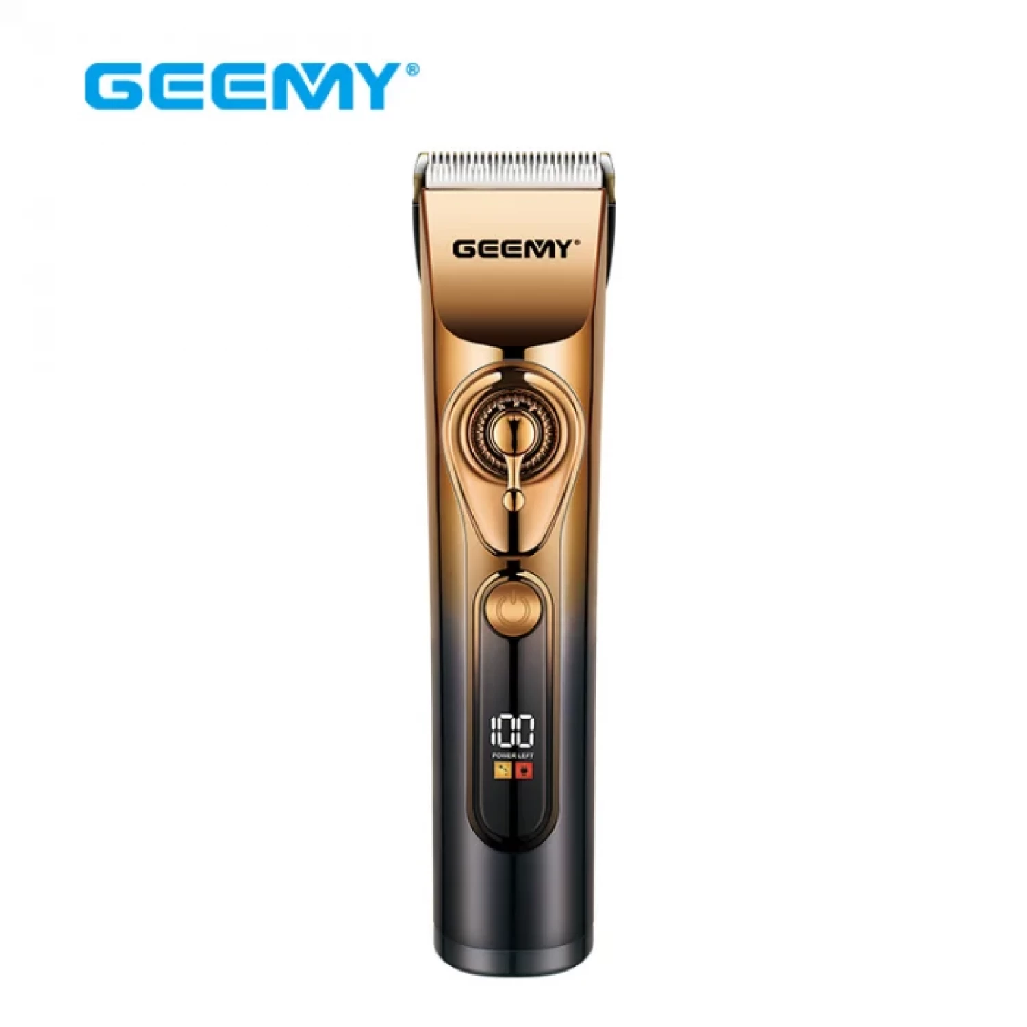 Aparate & Accesorii ingrijire personala - Aparat de Tuns Profesional GM-8052 cu Lame din Oțel Inoxidabil, Reglaj pe 3 Trepte (1mm, 3mm, 5mm), Acumulator Reîncărcabil 1200mAh, Autonomie 180min, Încărcare Rapidă USB Tip C, Afisaj Digital pentru