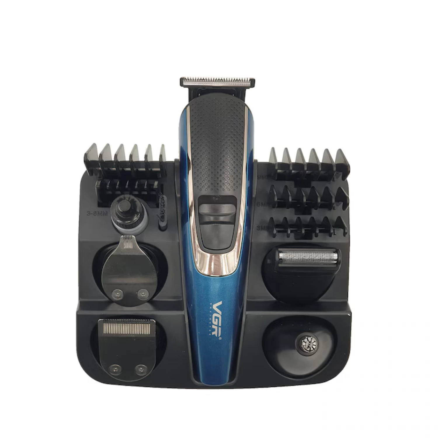 Aparat De Tuns Profesional Multifunctional VGR Navigator V 172, Fara Fir, Albastru/Negru [6]